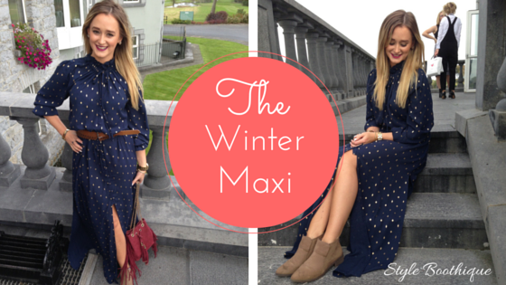 How to Do The ’70s Inspired Winter Maxi
